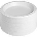 Partypros 9 in. Plastic Round Plates - White PA1865113